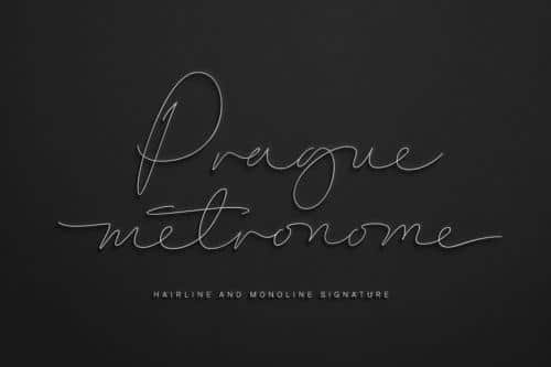 Prague Metronome Font