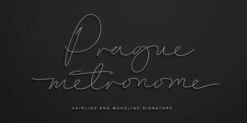 Prague Metronome Font 6