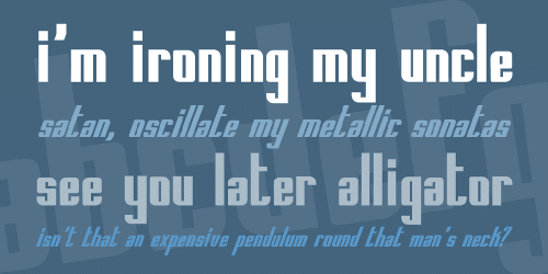 Printed Circuit Board Font 1