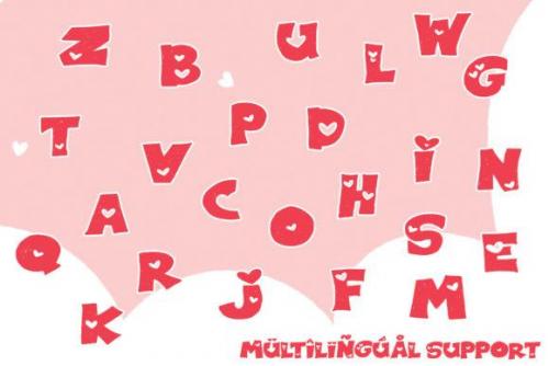 Puppy Love Brush Font 6