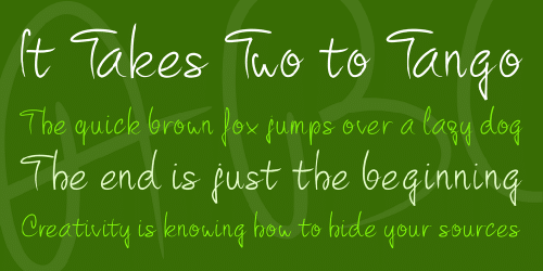 Pw Curvy Regular Script Font 1