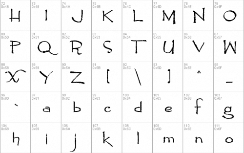 Pyrite Scrypt Font 3