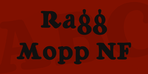 Ragg Mopp Nf Font