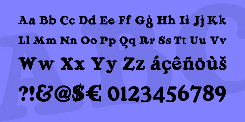 Ragg Mopp Nf Font 2