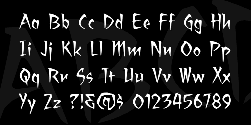 Raging Red Lotus BB Font 4