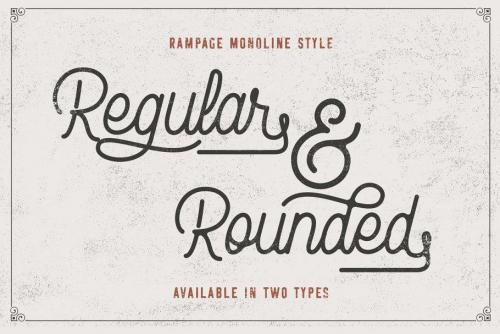 Rampage Monoline Script Font 2