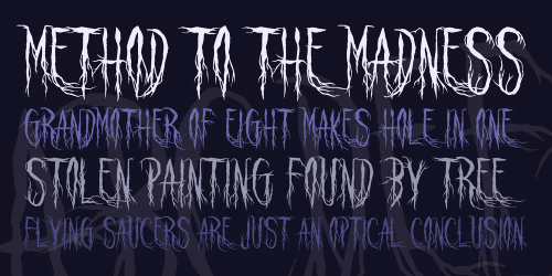 Raven Scream Font 1