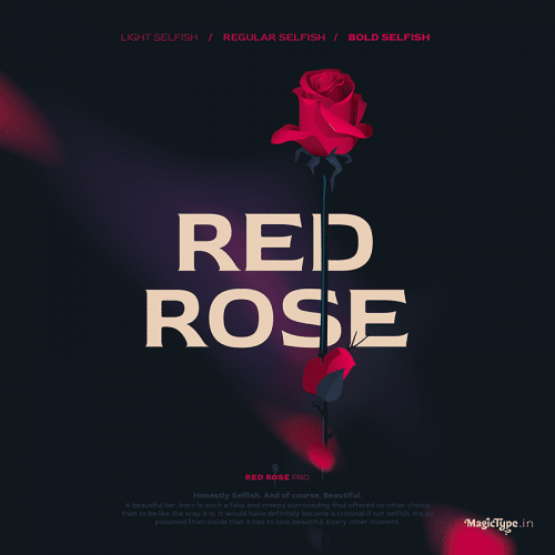 Red Rose Font