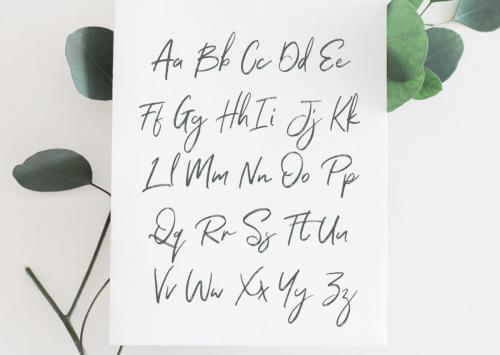 Restless Brush Font 2