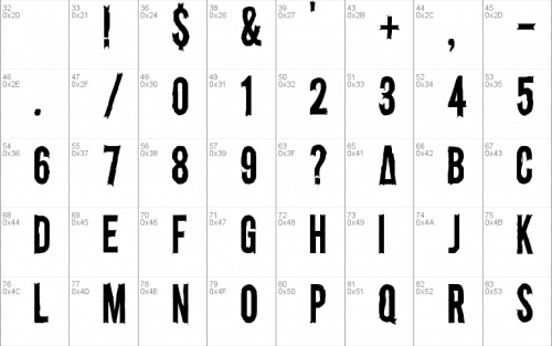 Riot Gothic Condensed Font 2