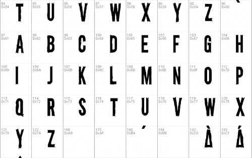 Riot Gothic Condensed Font 3