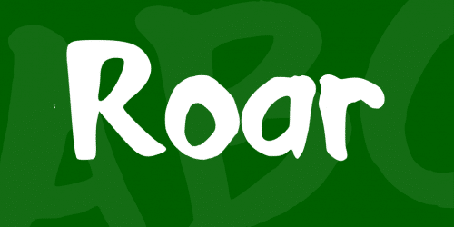 Roar Bold Font