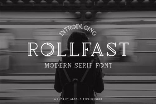 Rollfast Modern Serif Font 1
