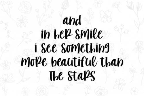 Romantic Stories Font 6