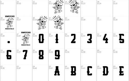 Rompetechos Font 1