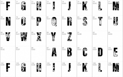 Rough City Font 2