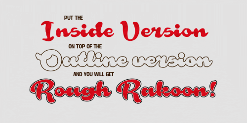 Rough Rakoon Font