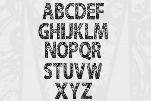 Round Sketch Font 1