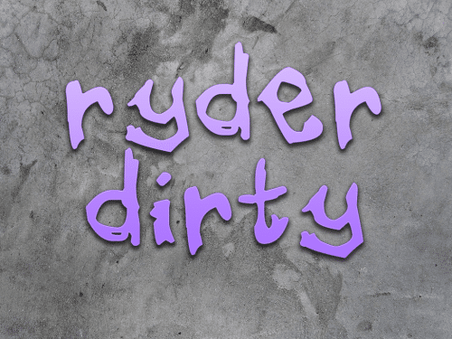 Ryder Dirty Font 1