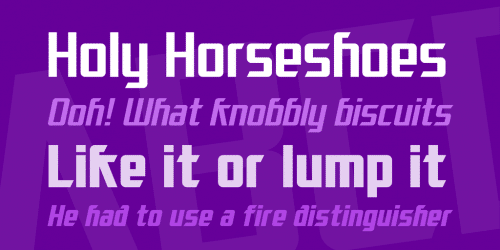SF Electrotome Font 2