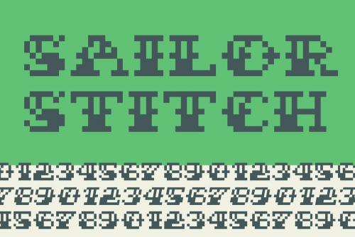 Sailor Stitch Font