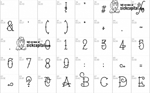 Sailorette Tattoo Font 1