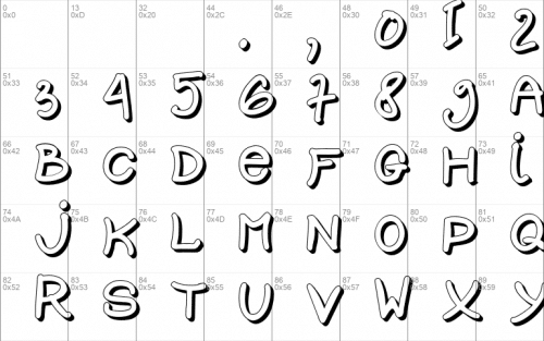 School Cartoon Font 1