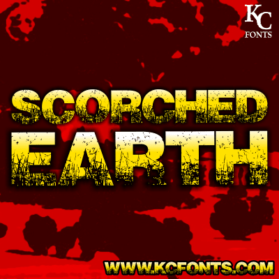 Scorched Earth Font