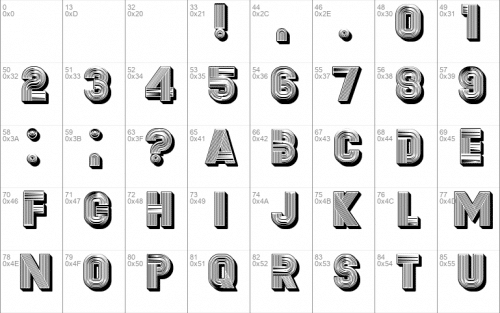 Second Channel Font 1