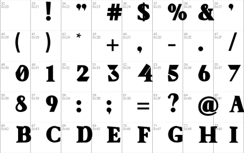 Senza Bella Font 1
