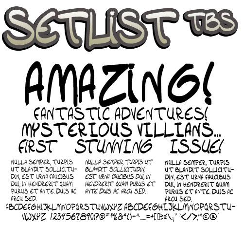 Setlist Tbs Font
