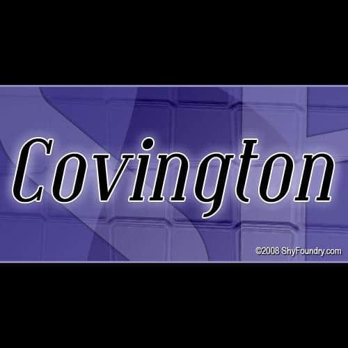 Sf Covington Font 3