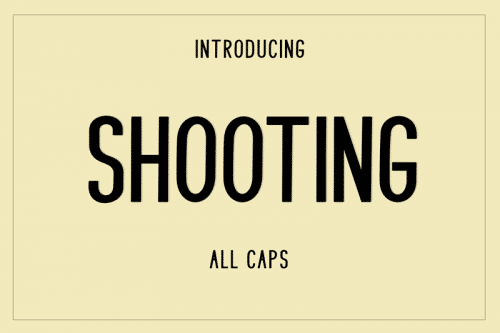 Shooting Font