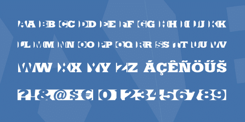 Sinrazon Font 2