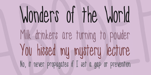 Skinnyness Font 1