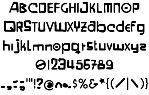 Skyrimouski Font 2