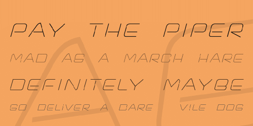 Slim Font 1