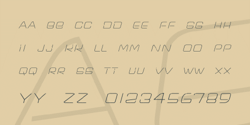 Slim Font 3