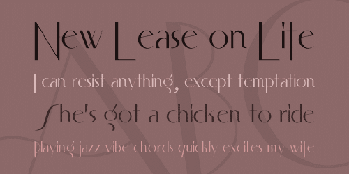 Smart Frocks Nf Font