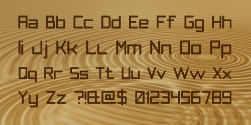 Smooth Line 7 Font