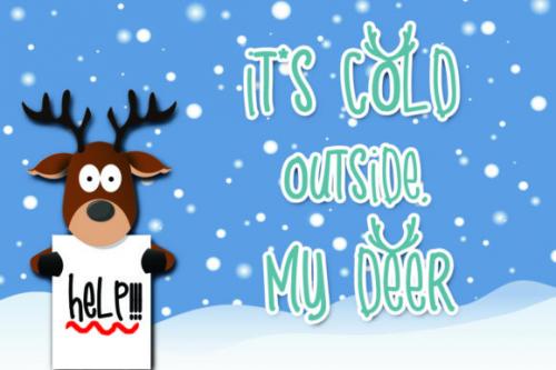 Snow Deer Font 4