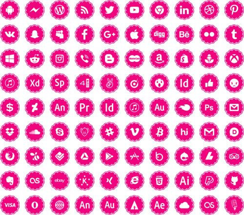 Social Icons Fonts 1