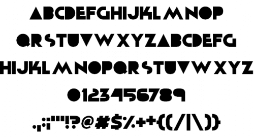 Solid Grooves Font 2