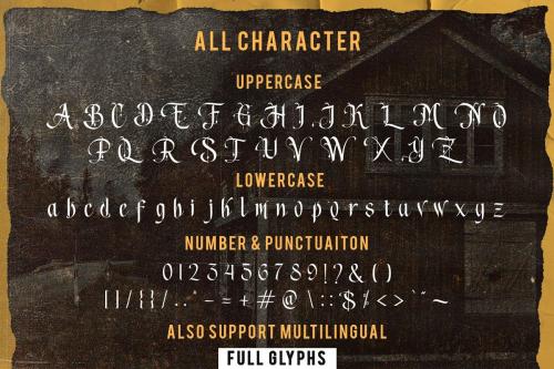 Song of Coronos Font 6