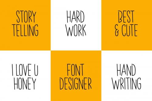 Spring Holiday Font 3