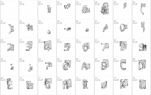 Subway Scribble Font 1