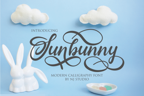 Sunbunny Calligraphy Script Font