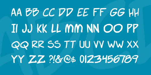 Super Webcomic Bros. Font 3