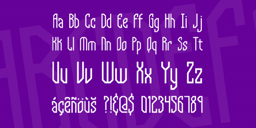 Supra Genius Brk Font 2