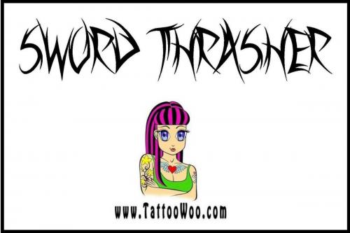 Sword Thrasher Font